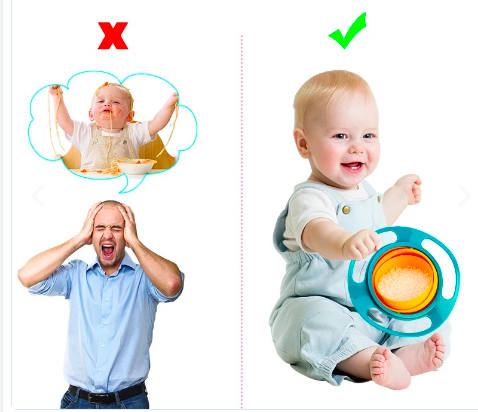 Miniatura 3 de bowl plato antiderrame para bebe